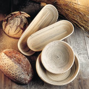 Bild 1 zu Artikel Gärkörbchen-Set rund und oval spezial für 1kg-Brot 