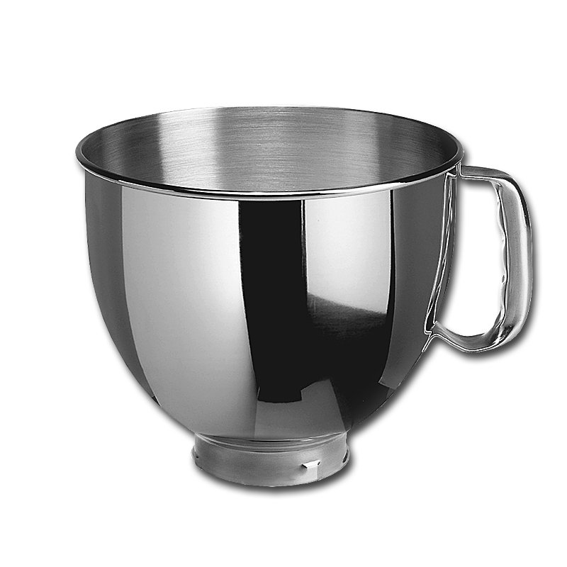 Bild zu KitchenAid-Edelstahlschüssel 4,83 Liter für Artisan, Classic und UltraPower (5 Qt.), KitchenAid-Zubehör Bild zu KitchenAid-Edelstahlschüssel 4,83 Liter für Artisan, Classic und UltraPower (5 Qt.), KitchenAid-Zubehör