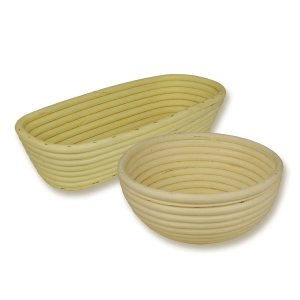 Bild zu  Gärkörbchen-Set rund und oval für Brote von 500g - 750g