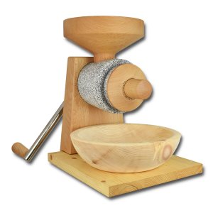 Bild 4 zu Artikel Handmühle Schnitzer Country mit Holztrichter und Tischklemmen 