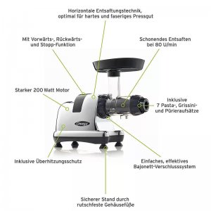Bild 3 zu Artikel Entsafter Omega Juicers 8228, chrom glänzend 